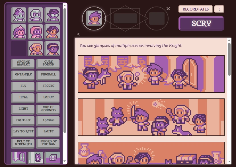 The Case of the Dungeon Descent gameplay screenshot