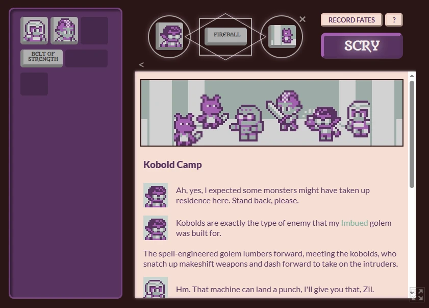 The Case of the Dungeon Descent gameplay screenshot