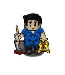 Janitor role image from the Town of Salem role reference