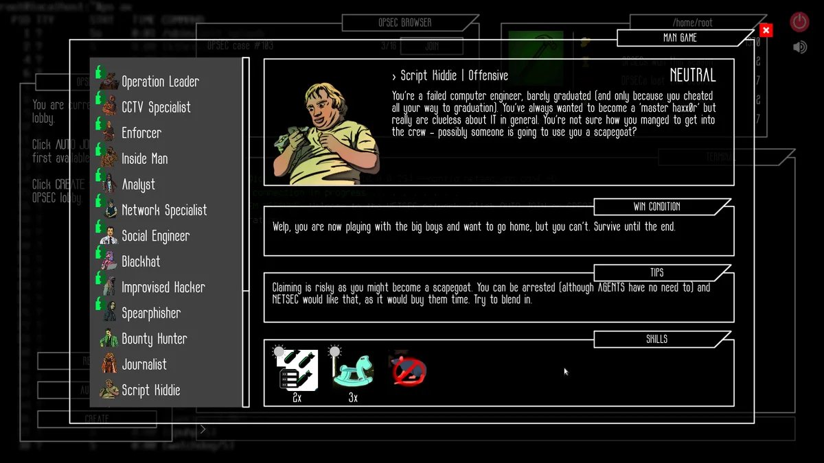 Untrusted NetSec class information.
