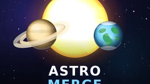 Astro Merge browser game