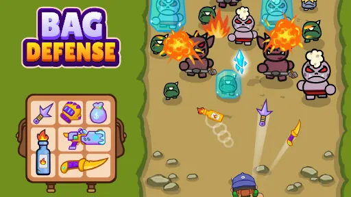 Bag Defense browser game