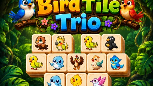 Bird Tile Trio browser game