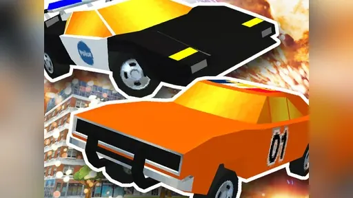 Blacktop Police Chase browser game