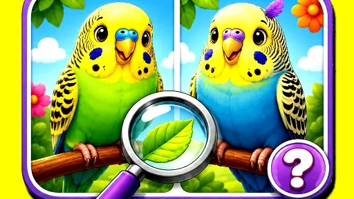 Budgie Spot the Difference browser game