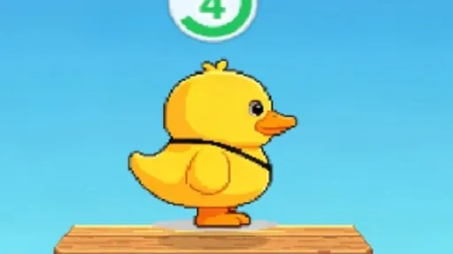 Chubby Duck Jump browser game
