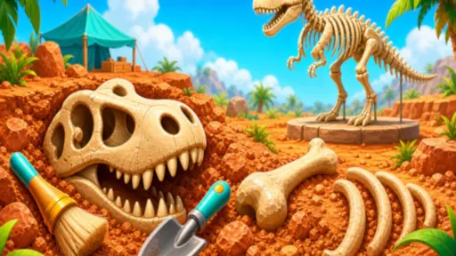 Dinosaur Dig browser game