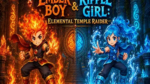 Ember Boy and Ripple Girl browser game