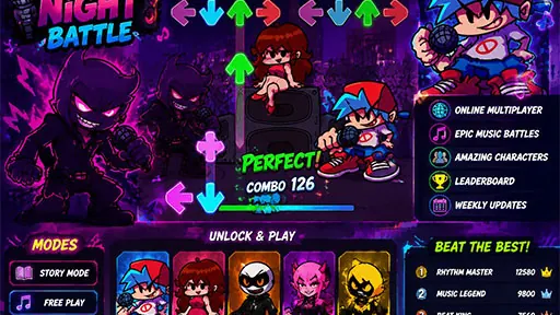 Music Night Battle: Rhythm Game browser game