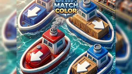 Ship Match Color browser game