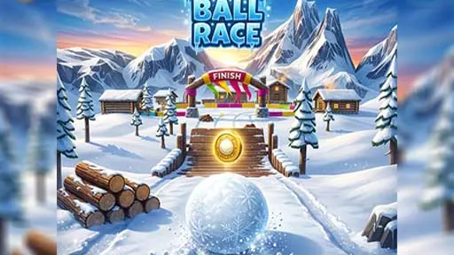 Snow Ball Race browser game