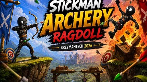 Stickman Archery Ragdoll gameplay preview